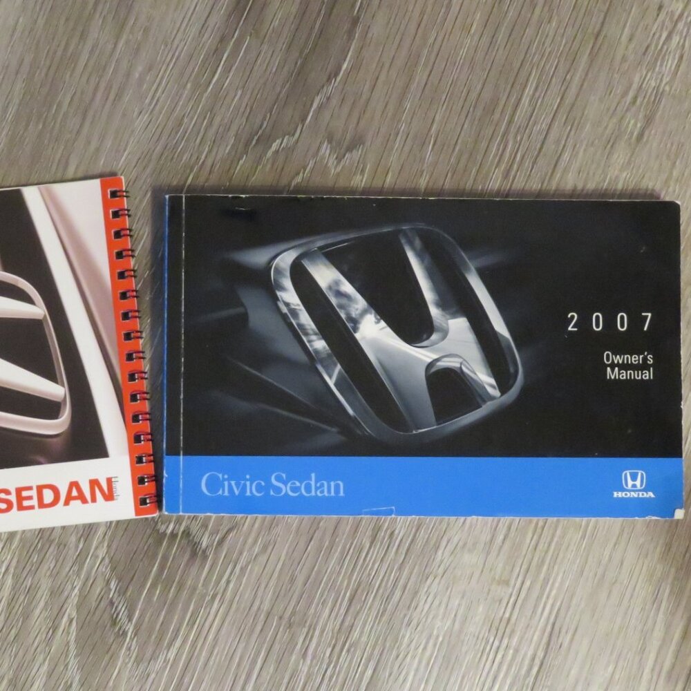 Owner's Manual 2007 Honda Civic Sedan + Quick Start Guide (K759)